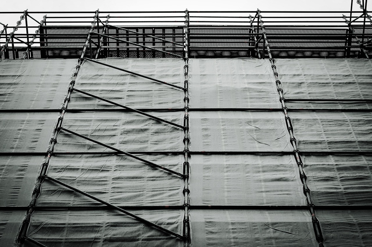 industry, scaffolding, ladder, construction site, renovation, works, repair, scaffolding, scaffolding, scaffolding, scaffolding, scaffolding, renovation