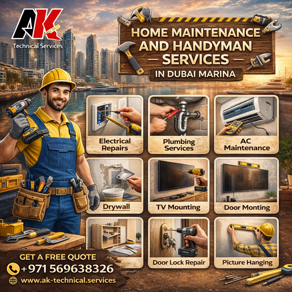 Home Maintenance And Handyman Services in Dubai Marina