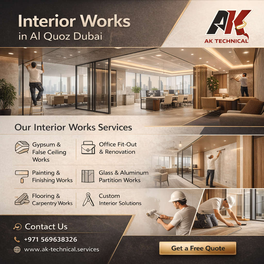 interior works in al quoz dubai